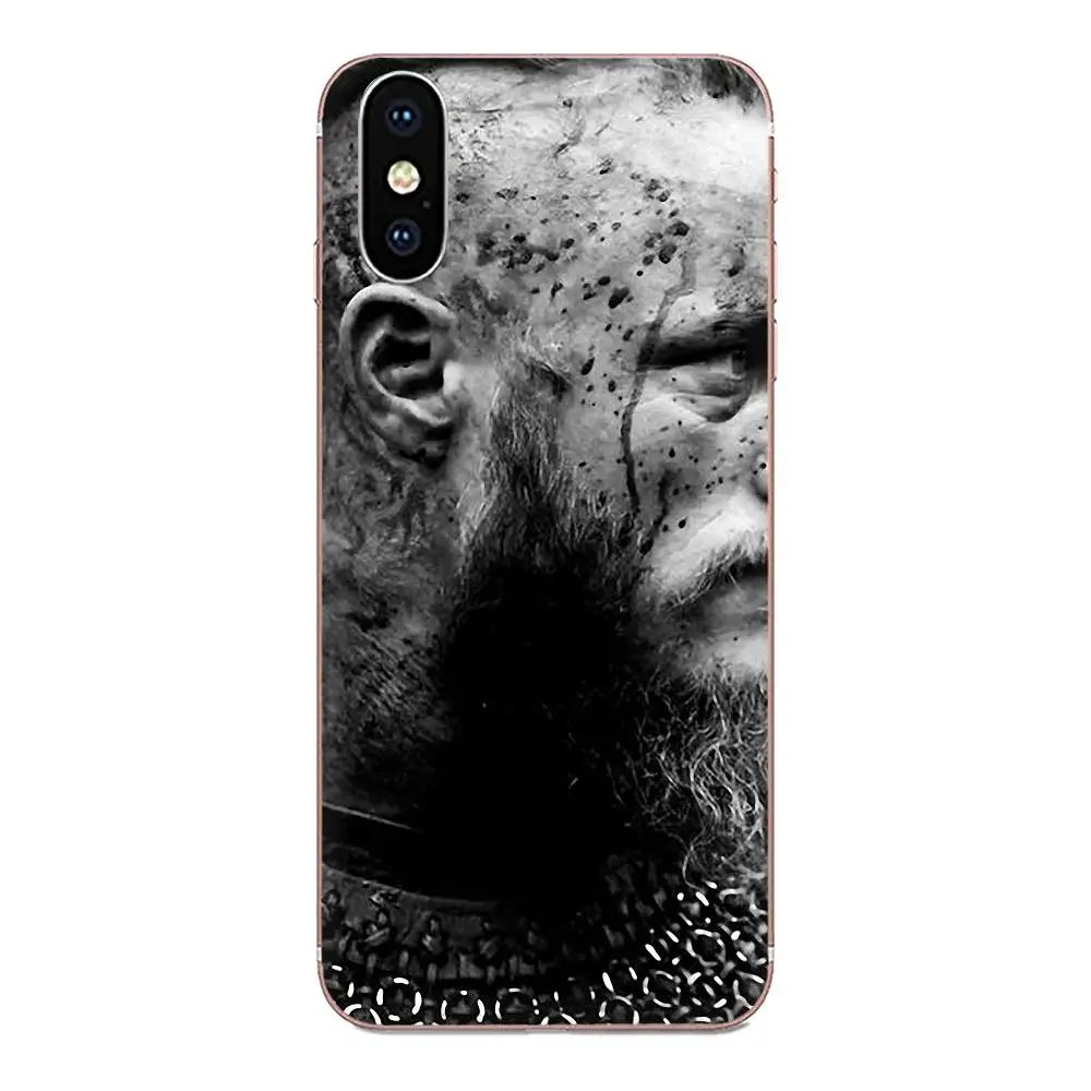 Для Apple iPhone 11 Pro X XS Max XR 4 4s 5 5C 5S SE 6 6S 7 8 Plus Мягкий Кап сериал Викинги красочных
