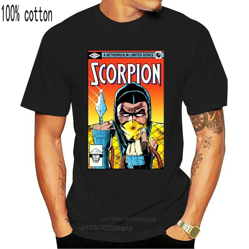 

New Men tshirt Scorpion Limited Series v2 Mortal Kombat T Shirt(1) Printed T-Shirt tees top