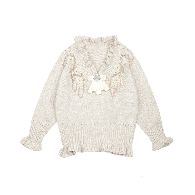 Осень 2020 новинка Женский вязаный свитер с высоким воротом женский модный