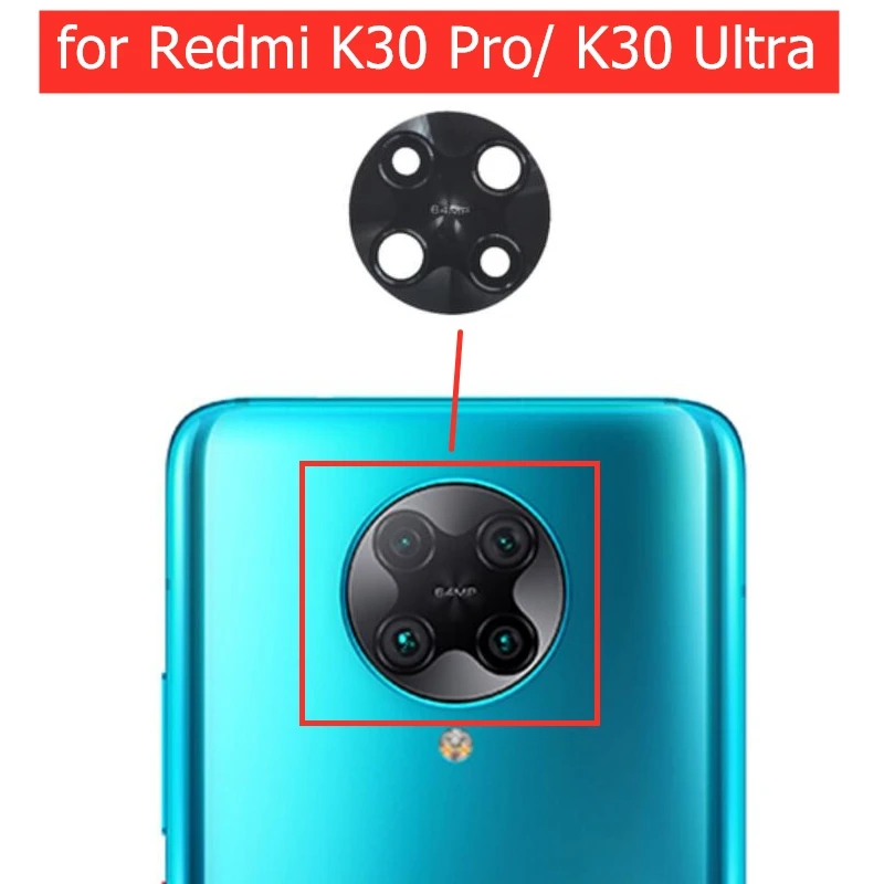 2 предмета в комплекте для Xiaomi Redmi K30 Pro/ ультра камера стеклянный объектив