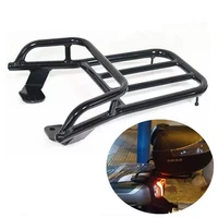 motorcycle black luggage carrier rack support holder saddlebag cargo shelf bracket for yamaha qbix 125