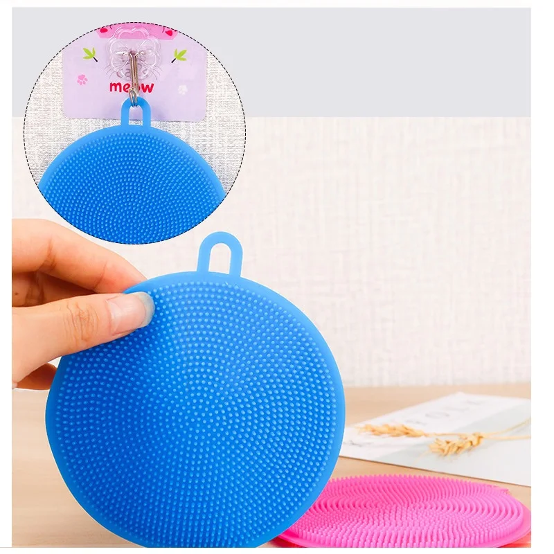 Многофункциональная силиконовая чаша для мытья посуды Волшебная щетка очистки