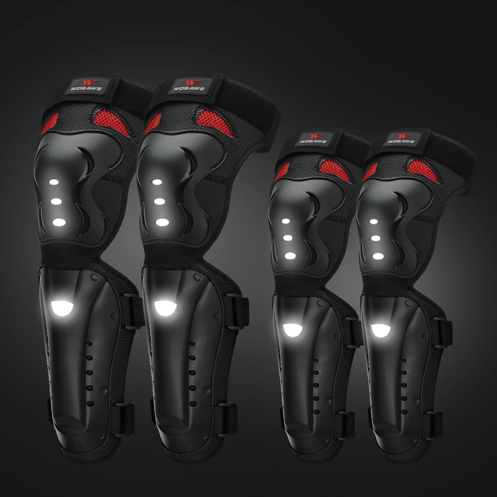 Комплект наколенников WOSAWE для мотоцикла защита локтя мотокросса сноуборда гонок
