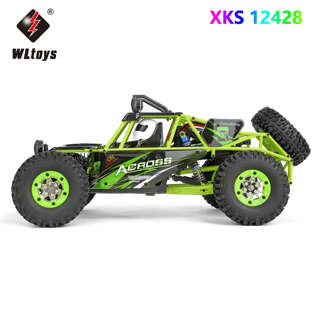 

Wltoys 12427 50Km/h High Speed RC Car 1/12 Scale 2.4G 4WD RC Off-road Crawler RTR Electric RC Climbing Car Toy for Kids gifts