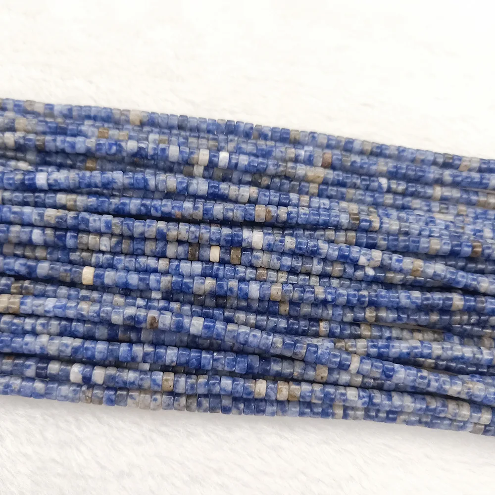 Новые бусины из натурального камня Бирюза Агат цилиндрические граненые ожерелье