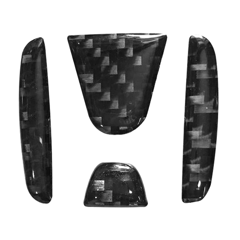 

Carbon Fiber Car Steering Wheel Logo Sticker for Honda 10Th Gen Civic Accord CR-V Fit HR-V Odyssey Pilot 2013 - 2020