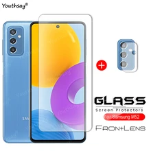 For Samsung Galaxy M52 Glass Protector Film for Samsung M52 Tempered Glass Screen Film Len Camera For Samsung Galaxy M52 Glass