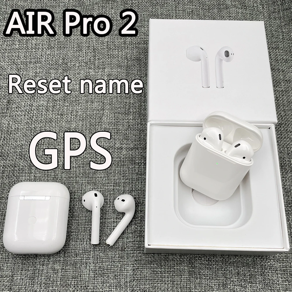 

for airpoddings 2 Bluetooth Earphone Wireless Headphones HiFi Music Earbuds Sports Gaming Headset For IOS Android Phone