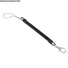 1 шт. Тактический выдвижной пластиковый анти-потерянный пружинный эластичный трос инструмент для безопасности инструмент брелок для страйкбола Открытый Туризм Кемпинг