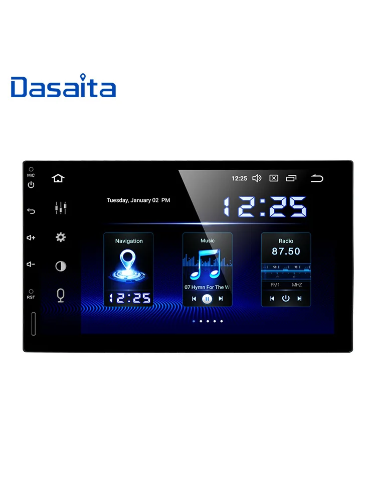 

Dasaita 7" for Toyota VW Honda 2din Universal Nissan Android 10.0 Car GPS DSP Radio Stereo Octa Core 4GB GPS 32GB IPS 1024*600
