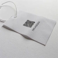 Factory Price Custom High - Grade Cotton Material Canvas Tape Tag for Womens Clothing