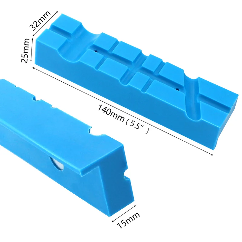 5 5-дюймовые тиски для фрезеровки зажимы с магнитной нейлоновой прокладкой