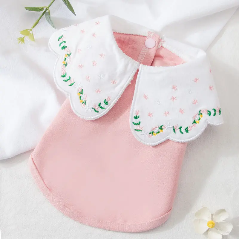 

Футболка одежда для собаки Симпатичные рубашки Одежда для собак очень маленький костюм из дышащего хлопка Чихуахуа летние розовые девушки ...