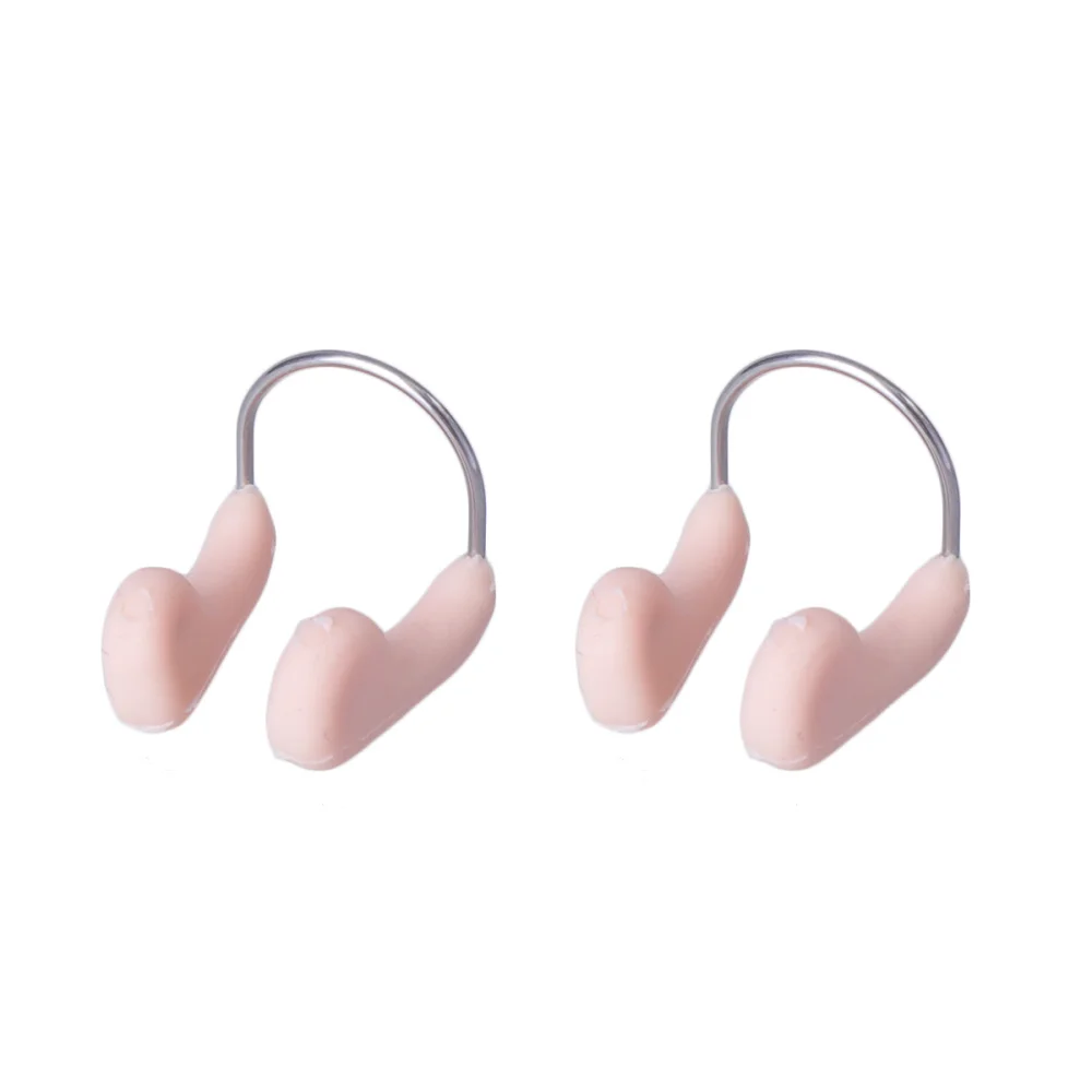 

6PCS Waterproof Swimming Nose Clip Anti-choking Professional Swimming Wire Nose Clip Underwater Nose Protection (Fleshcolor)