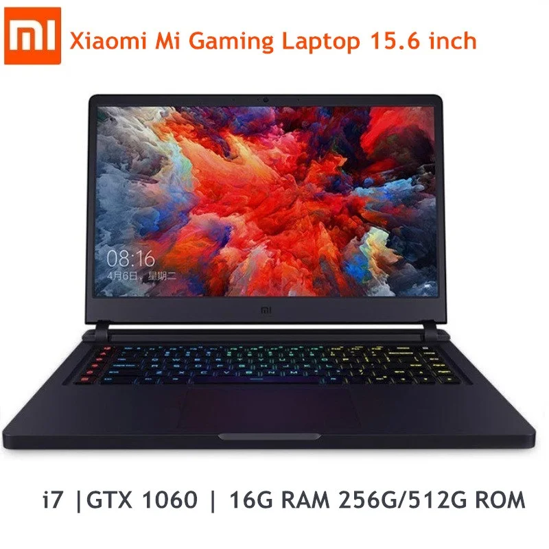 Xiaomi mi ноутбук Ga ng 15 6 ''Windows 10 Intel Core i7 8750H Hexa GTX 1060 16 Гб ОЗУ 256 ГБ/512 ПЗУ двойной WiFi