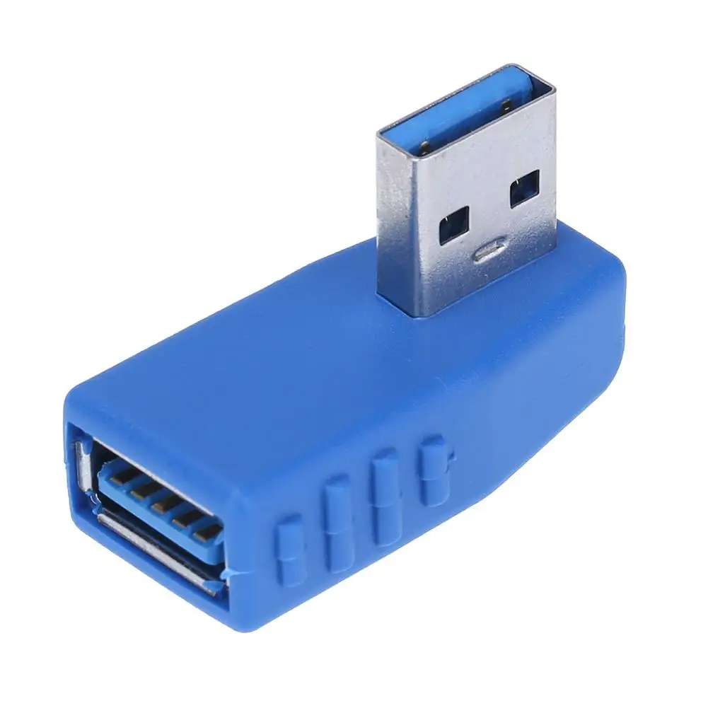 

Usb 3.0 Adapter Connector Right + Left Angle 90 Degree Converter USB 3.0 Type A Male to Female Plug Adapter Converter USB Cables