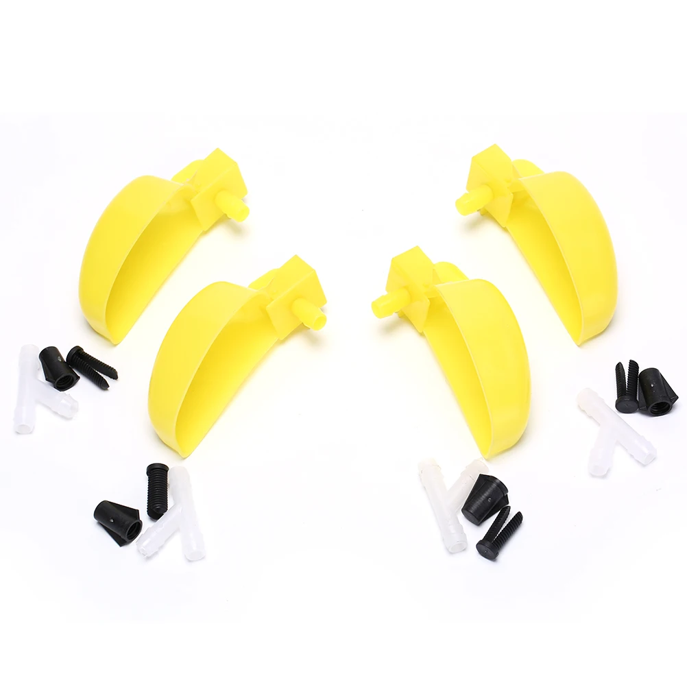 4 шт. Питьевая чаша для перепелов голубей воды питья птицы клетки