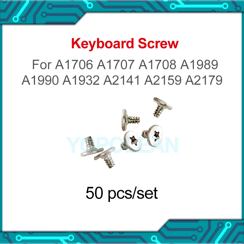 Новый винт для клавиатуры Macbook 10 наборов A1706 A1707 A1708 A1989 A1990 A1932 A2141 A2159