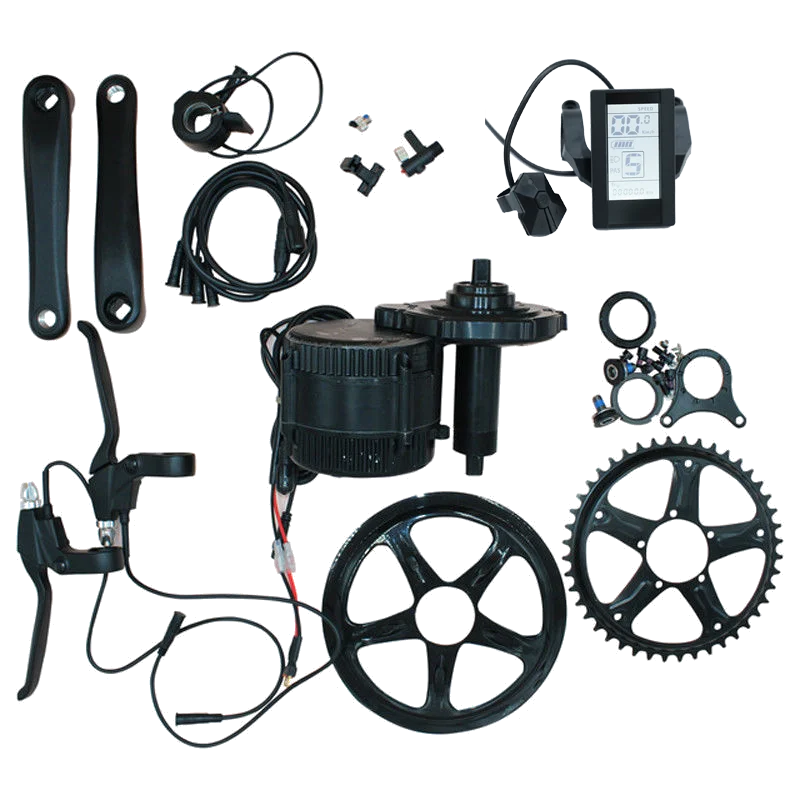 

Лидер продаж, оптовая продажа, bafang bbs02b 36 в 500 Вт, комплект кривошипов среднего мотора, наборы для преобразования электрического велосипеда