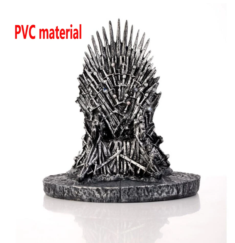 Игра престолов 87 см фильм меч 1:1 Косплей оружие Железный Трон - Цвет: PVC throne