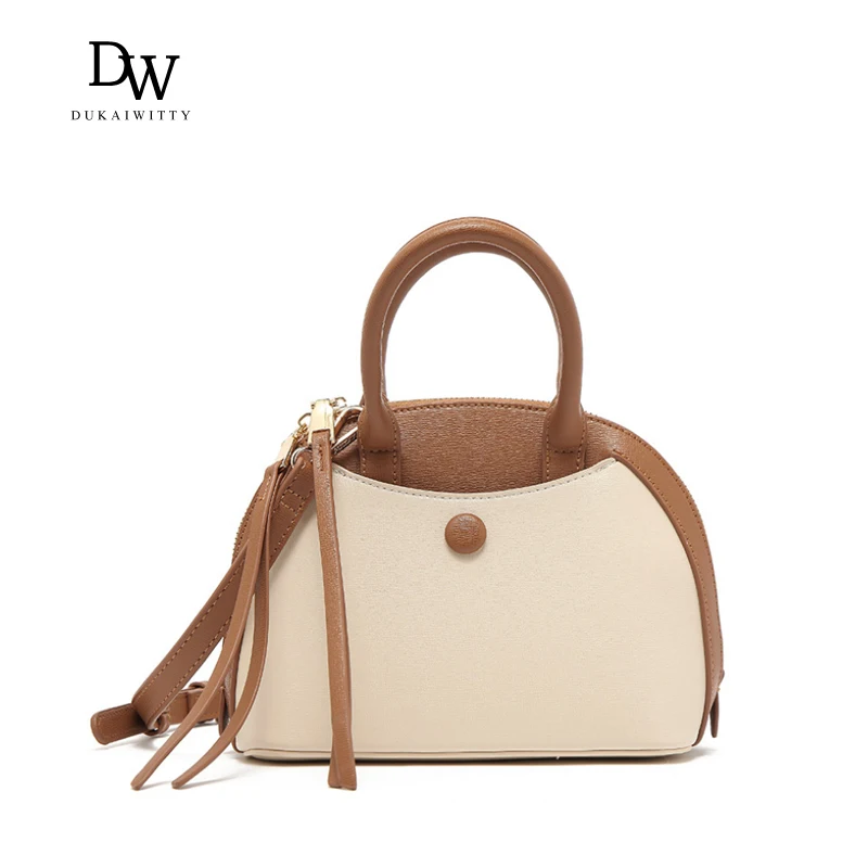 DUKAIWITTY 2020 Новая модная сумка в виде ракушки на плечо контрастных цветов простая
