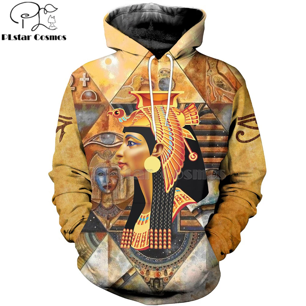 

Ancient Horus Egypt goddess Pharaoh totem 3d printed hoodies/Sweatshirt women for men autumn funny zipper hoodies streetwear