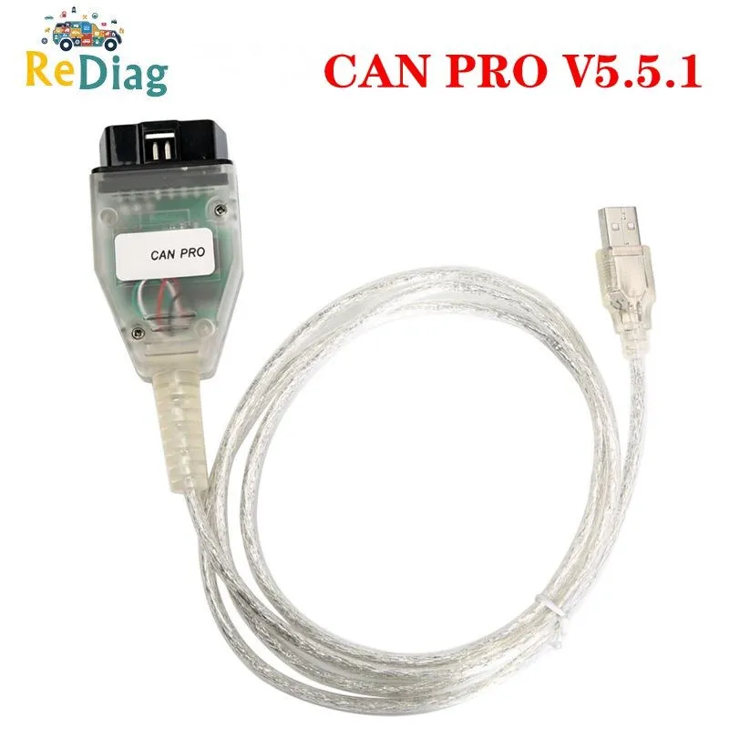 Новейшая CAN PRO V5.5.1 Поддержка Can Bus UDS KLine для AUDI без USB адаптера с чипом FTDIFT245RL VCP OBD2