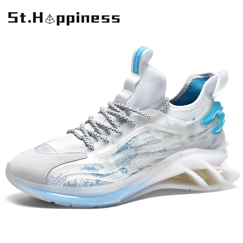 

2021 Summer New Men Light Casual Sneakers Camouflage Design Breathable Running Shoes Fashion Lace-Up Outdoor Hiking Sport Shoes