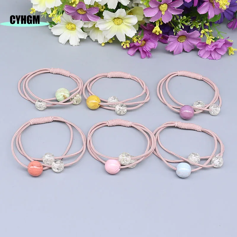New Fashion scrunchies korean amber Hair rope Accessories for Women hair ties elastic bands Girls rubber band F07-1 |