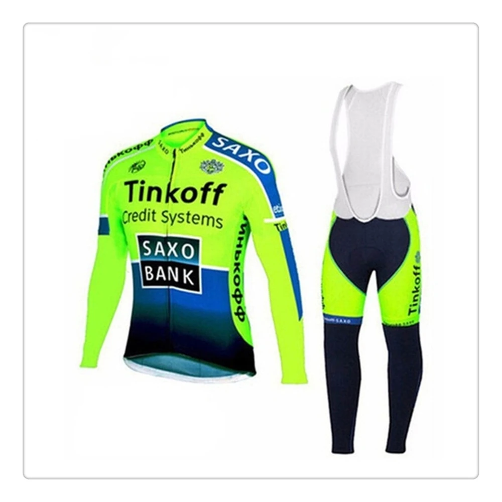 

Hop Cycling Sets Winter Long Sleeve Maillot Ciclismo Bicicleta Polyester Ziper Jersey Mtb Anti slip Strip Bib Shorts Gel Pad 19D
