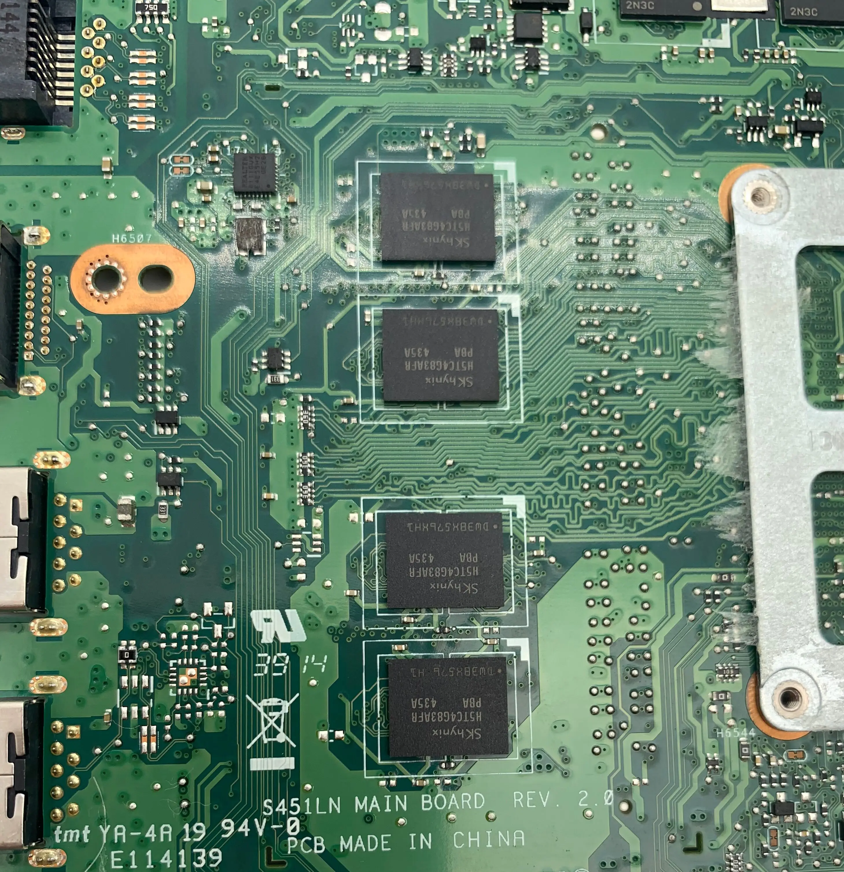 

S451LN Laptop motherboard For ASUS S451 S451L V451 V451L S451LB Test original mainboard I7-4500U GT840M