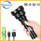 Paweinuo самый мощный яркий светодиодный фонарик XHP160 высокомощный USB Перезаряжаемый Тактический светильник онарь 18650 Водонепроницаемый светодиодный фонарь