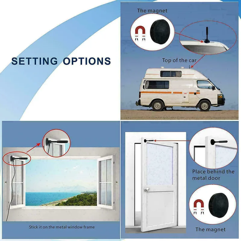 

Portable TV HDTV Antenna Aerial DVB-T Amplified 25dBi 200 Miles Range Indoor Car 1080P High Definition Caravan Digital Freeview