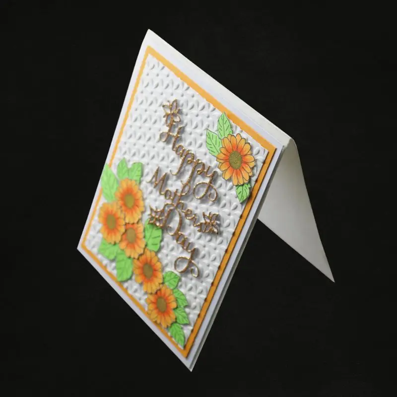 

Happy Mothers' Day Metal Cutting Dies Stencil Scrapbooking DIY Album Stamp Paper 87HB