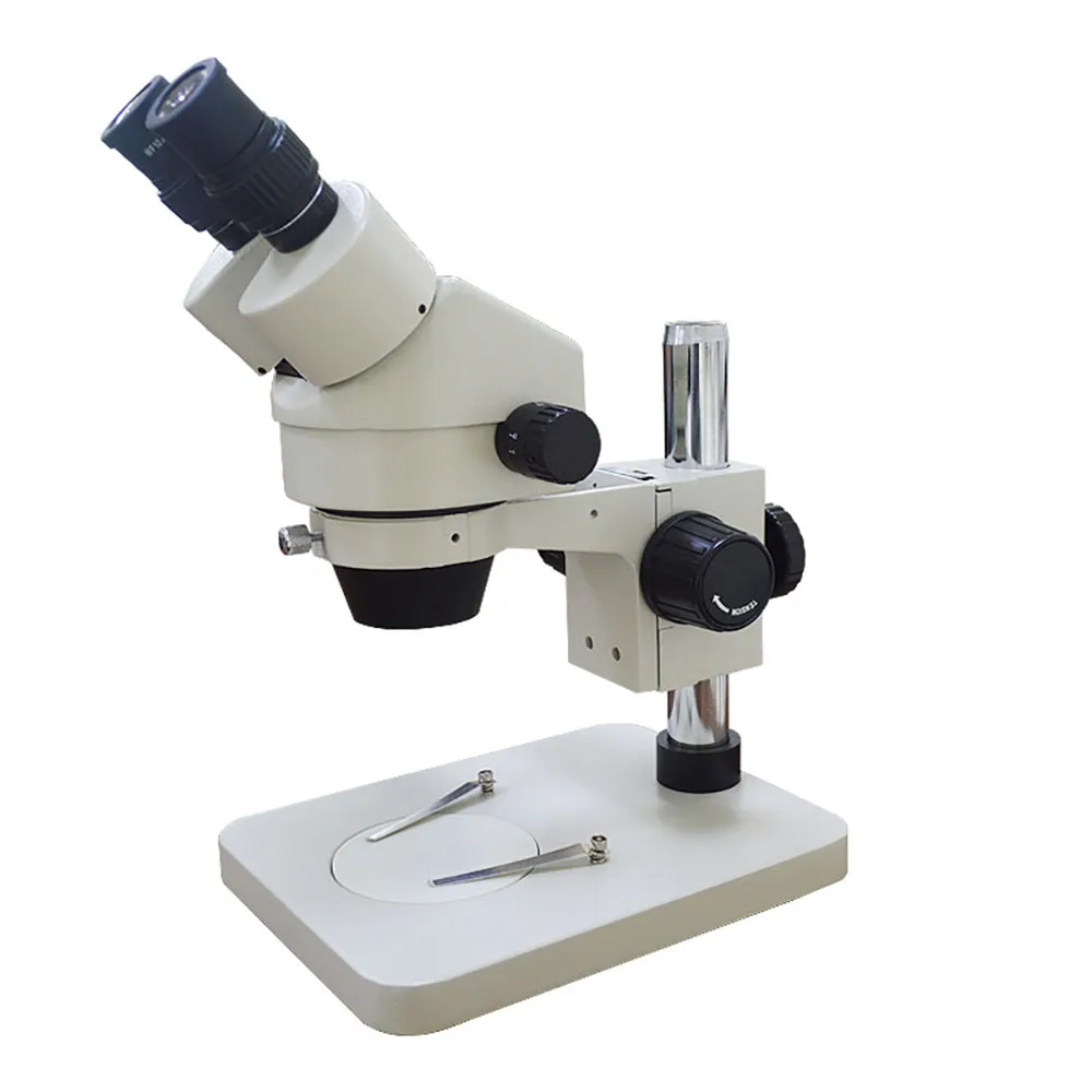 

Kailiwei Binocular Stereo Microscope Mobile Phone Repair 7-45 Times Continuous Zoom Magnifying Glass With Adjustable LED Light