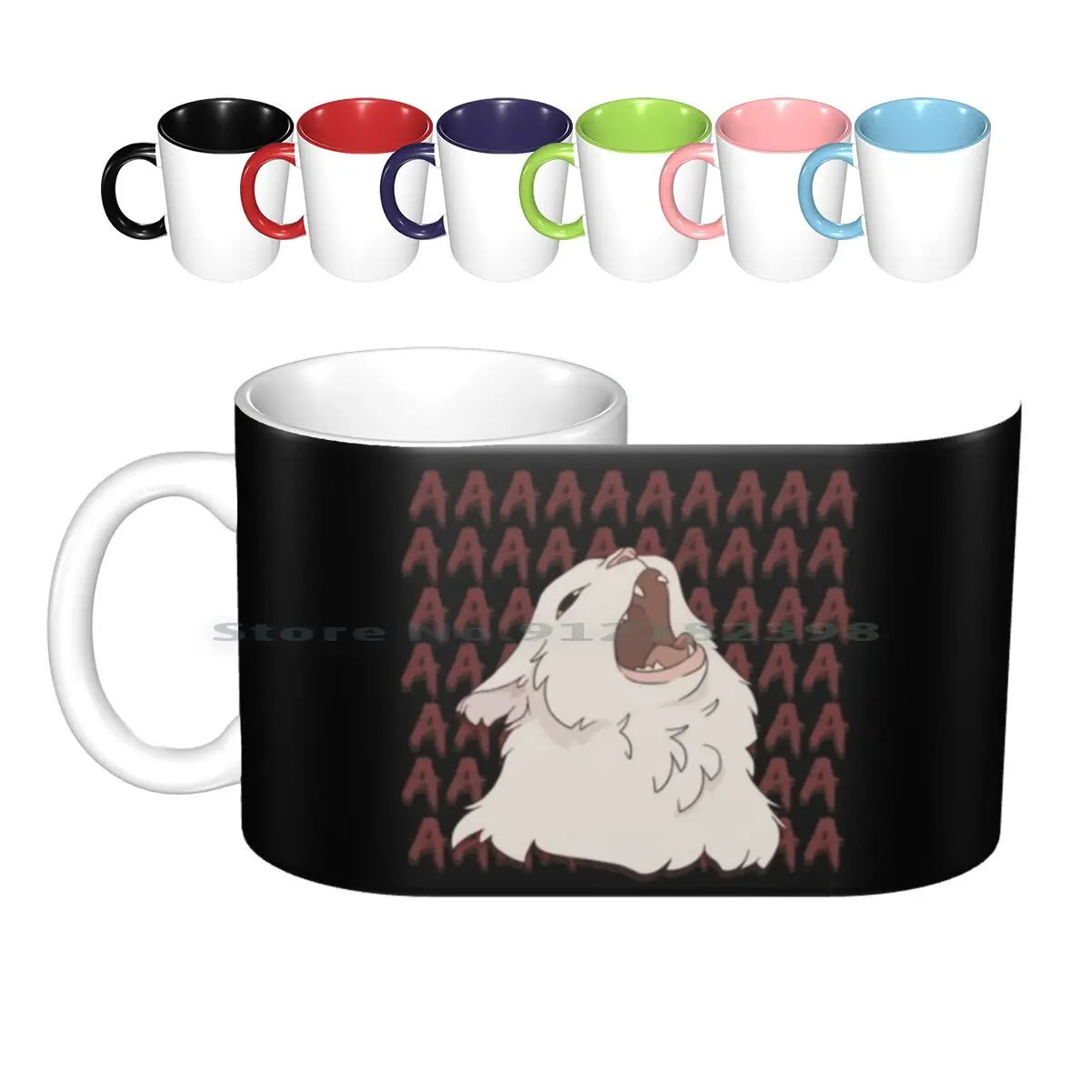 

He Screm ( W / Words ) Ceramic Mugs Coffee Cups Milk Tea Mug Cat Meme Meme Cat Meme Cat Kitten Memes Thurston Screaming Yelling