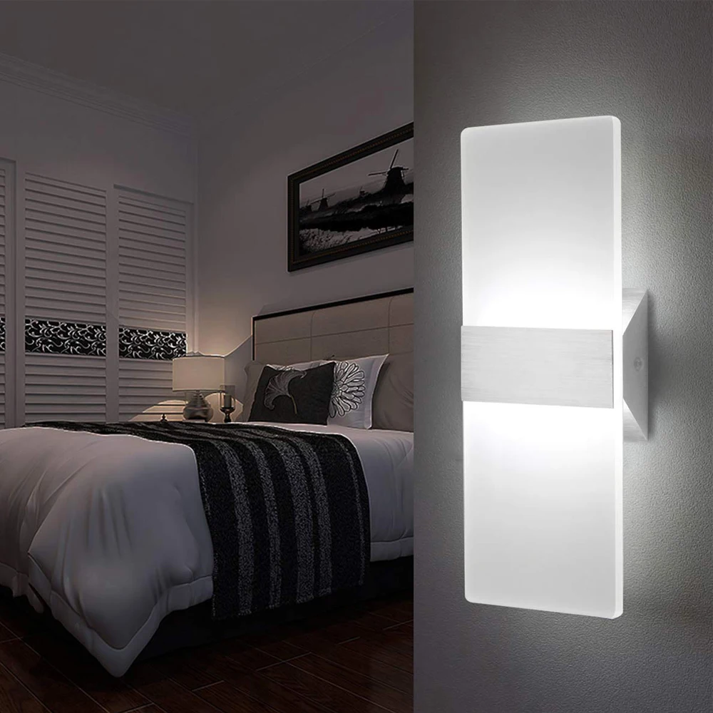 Lightingview Декор акриловый светодиодный настенный светильник бра на внутреннюю