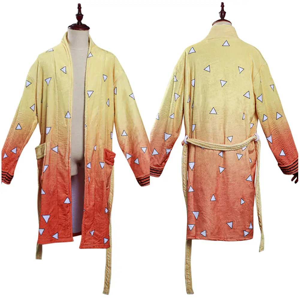 

Костюм для косплея предродительного халата, рассекающий демонов Agatsuma Zenitsu