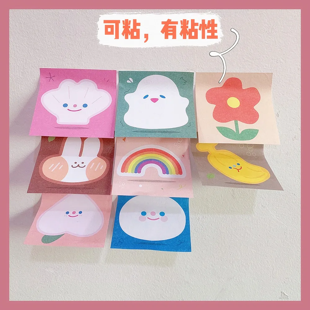 Bentoy милый мультяшный Флора облако клейкая бумага для заметок портативный