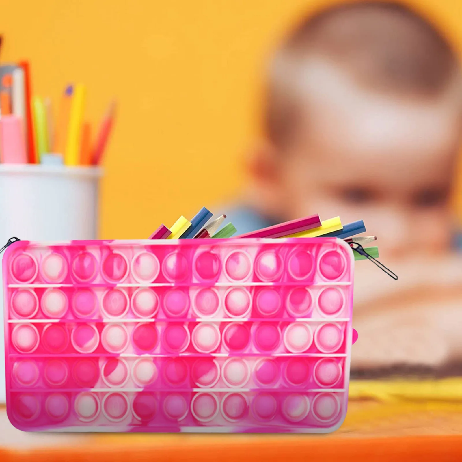 Чехол для карандаша с пузырьками игрушка пуш Ай фиджет сенсорная детский чехол