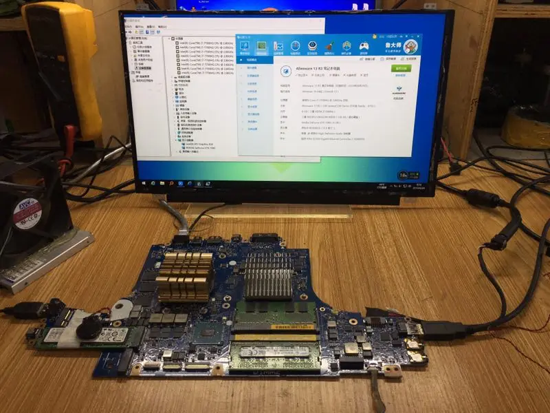 NOKOTION материнская плата для ноутбука Dell Alienware 13 R3 Материнская плата ноутбука 13,3 дюймов I7-7700HQ Процессор GTX1060 CN-0GG6GW 0GG6GW GG6GW BAP00 LA-D581P