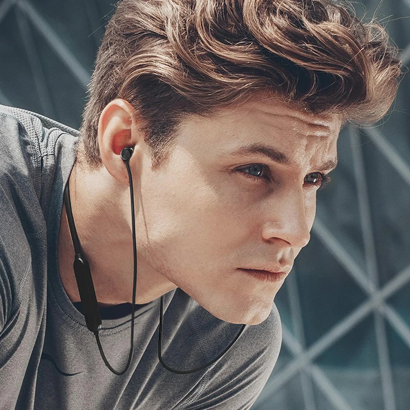 Беспроводная Bluetooth-гарнитура M9 магнитные наушники-вкладыши с шумоподавлением