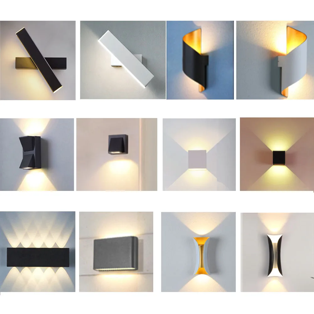 

LED Wall Light Indoor & Outdoor Waterproof IP65 Porch Garden Wall Lamp Sconce Balcony Terrace Decoration Lighting Lamp
