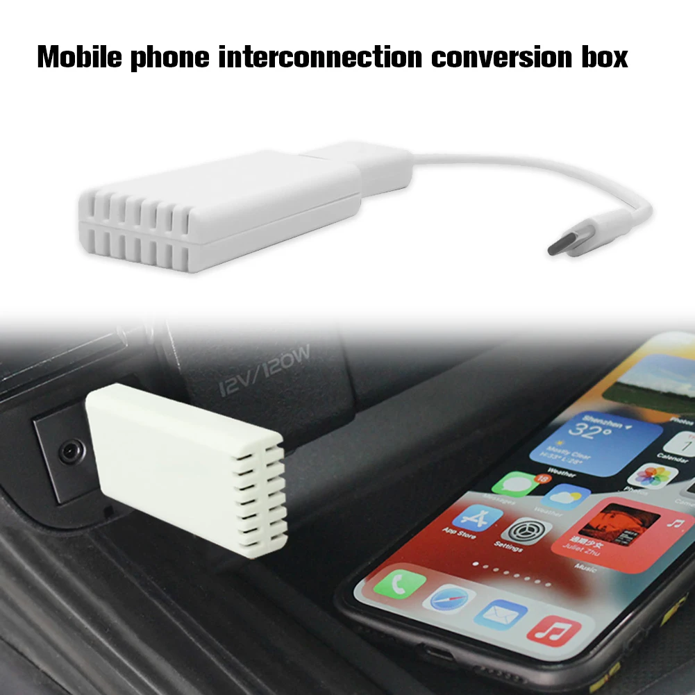 

Беспроводной адаптер Carplay Android Box Carpaly для iPhone iOS автомобильная аудиосистема с USB подключением и воспроизведением Автомобильный мультимедийн...