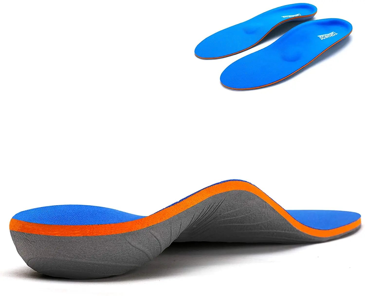 Plantar Fasciitis Arch Support Orthopedic Insoles Relieve Flat Feet Heel Pain Shock Absorption Comfortable Insoles