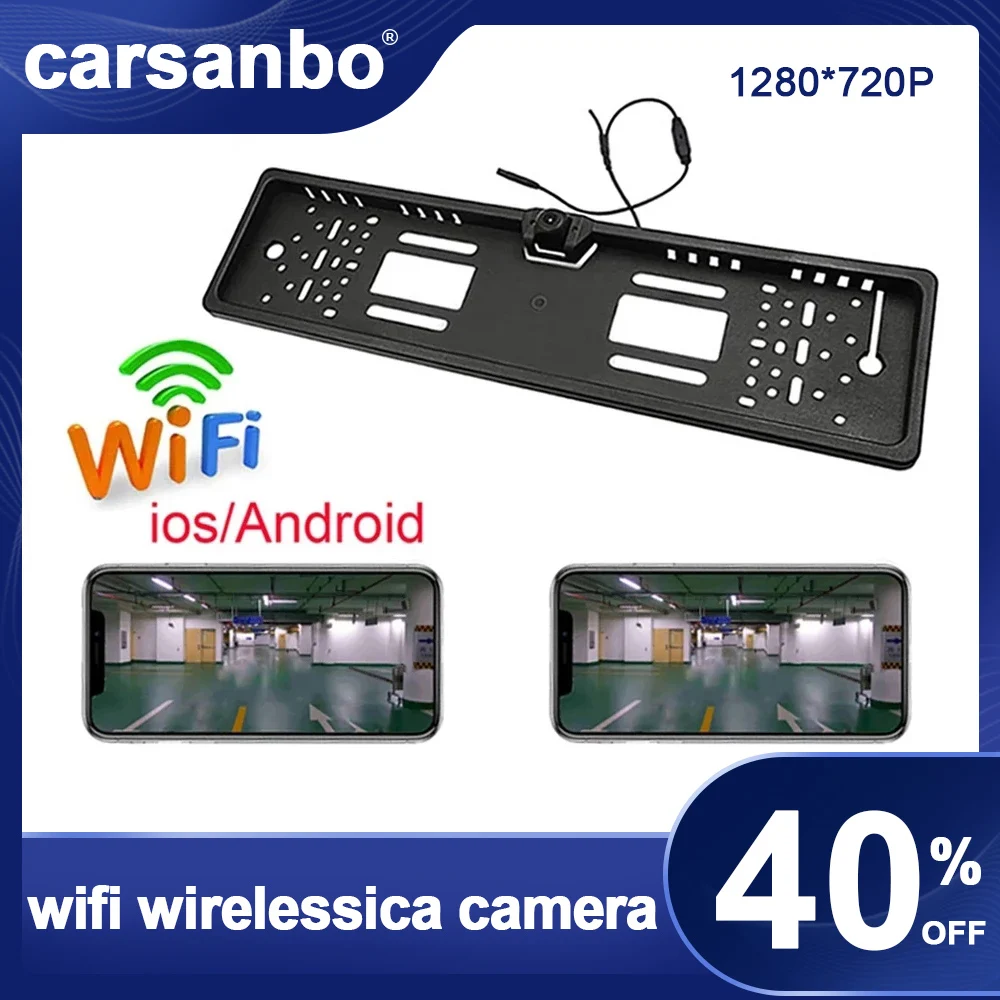 Камера заднего вида беспроводная 720P HD парковочная система | Автомобили и