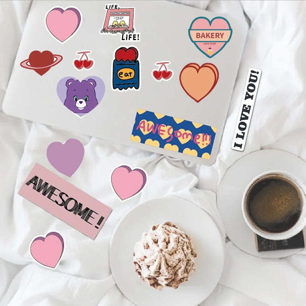 44 шт небольшие свежие граффити милые наклейки для Тетрадь Чемодан ноутбук