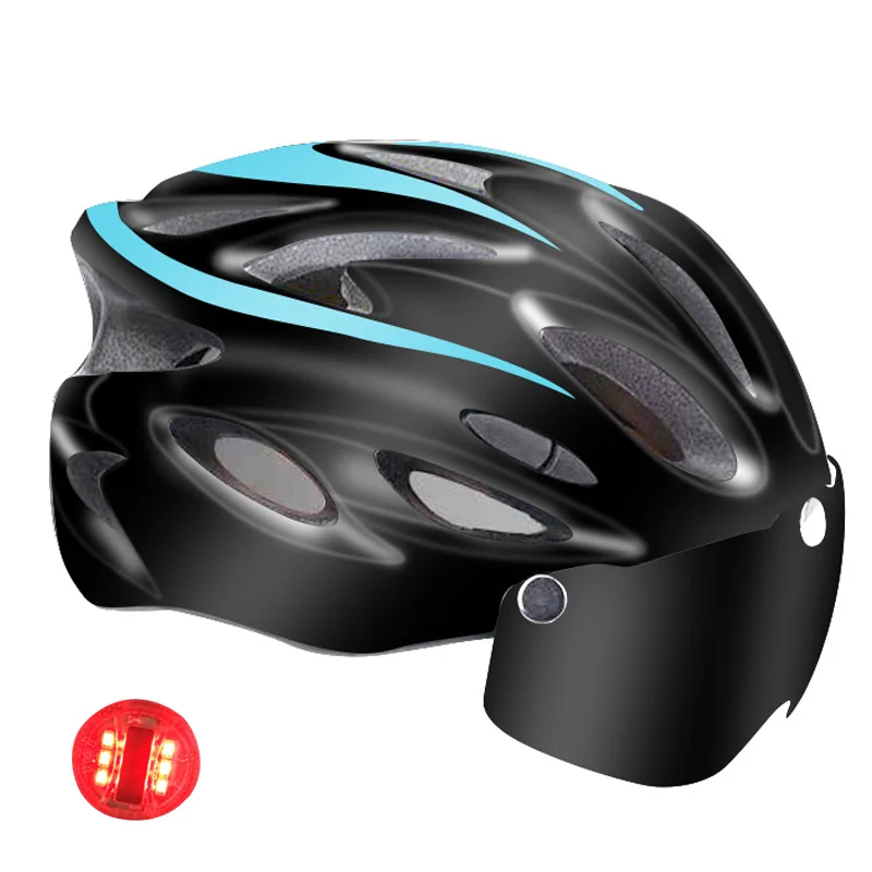 Сверхлегкий защитный шлем для горного велосипеда со съемными