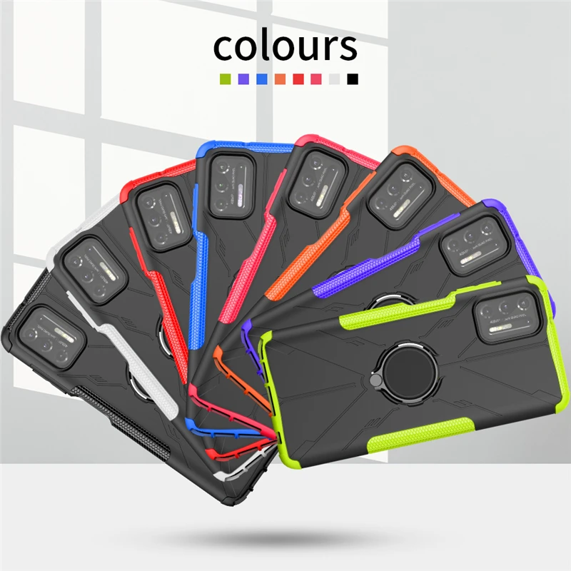 For Motorola Moto G30 Case Cover Magnetic Ring Holder KickStand Heavy Duty Shockproof Armor Phone Bumper Moto G30 Case Moto G30