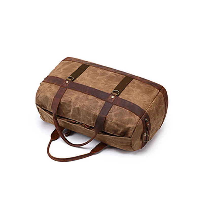 구매 원 숄더 휴대용 여행 가방 방수 및 내마모성 남녀 공용 대용량 더플 백 레트로 야외 스포츠 체육관 가방